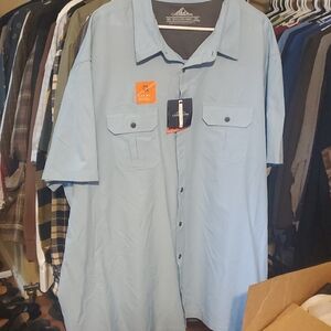 Croft And Barrow Men's Light Blue Casual Shirt